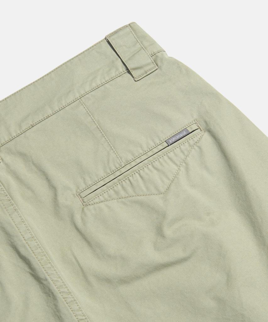 ESPIONAGE Double Pleats Chino Shorts Khaki Beige