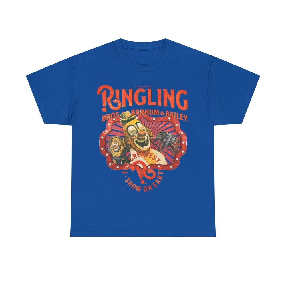 

Ringling Brothers Greatest Show on Earth Nostalgic Retro Logo T-shirt Unisex T-Shirt L
