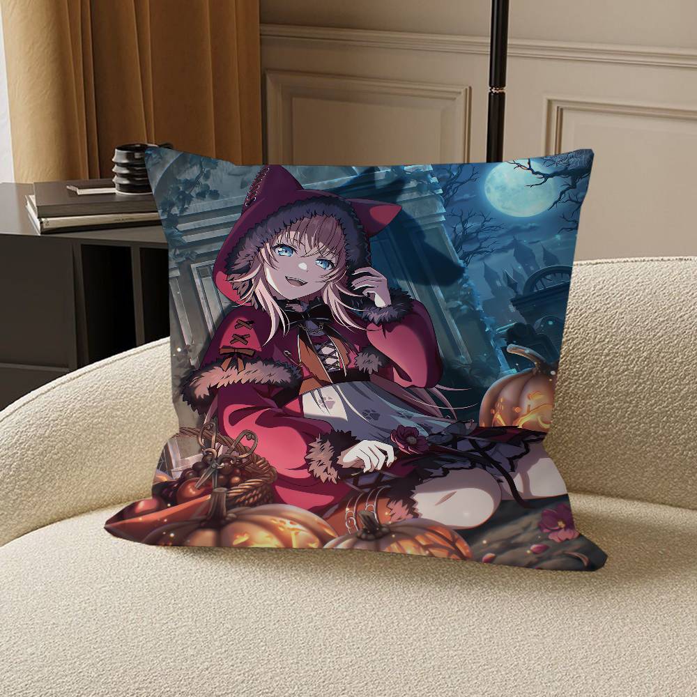 BanG Dream-Tamade Chiyu Maple Design Cushion Cover Happy Autumn Harvest Decor Holiday Decorati Pillow Cover