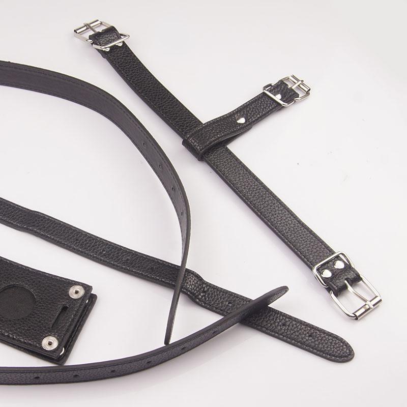 Leather Wearable Anal Plug Strap-on Harness Cock Ring Chastity Belt Strapon Buttplug Underwear,Sex Toys For Men