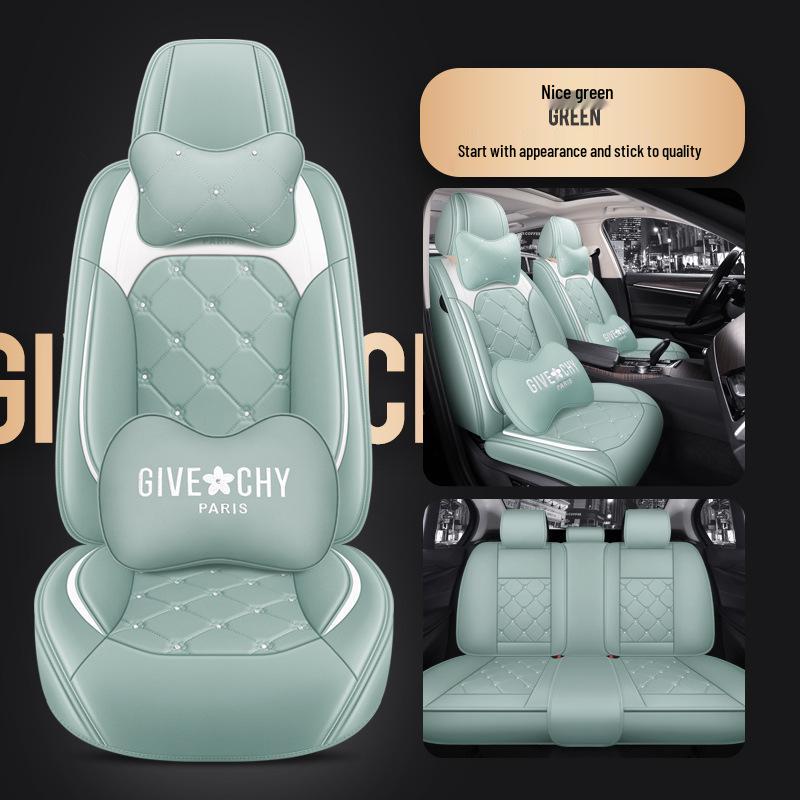 Purple Leather Car Seat Cushion Cover for Haoying CR-V, Xingchen, Changan CS55