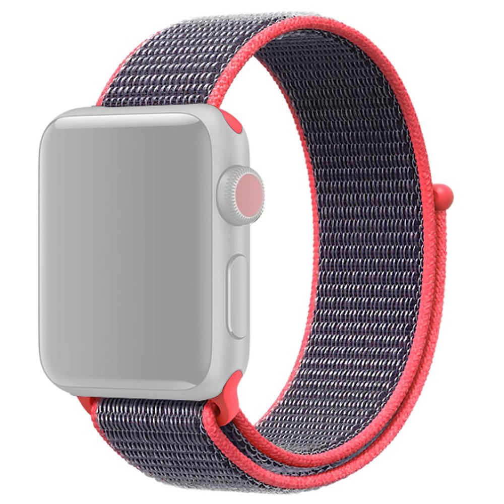 For Apple Watch Series 10 42mm/9 8 7 41mm/6 5 4 SE SE (2022) SE (2023) 40mm/3 2 1 38mm Nylon Watch Band Adjustable Strap