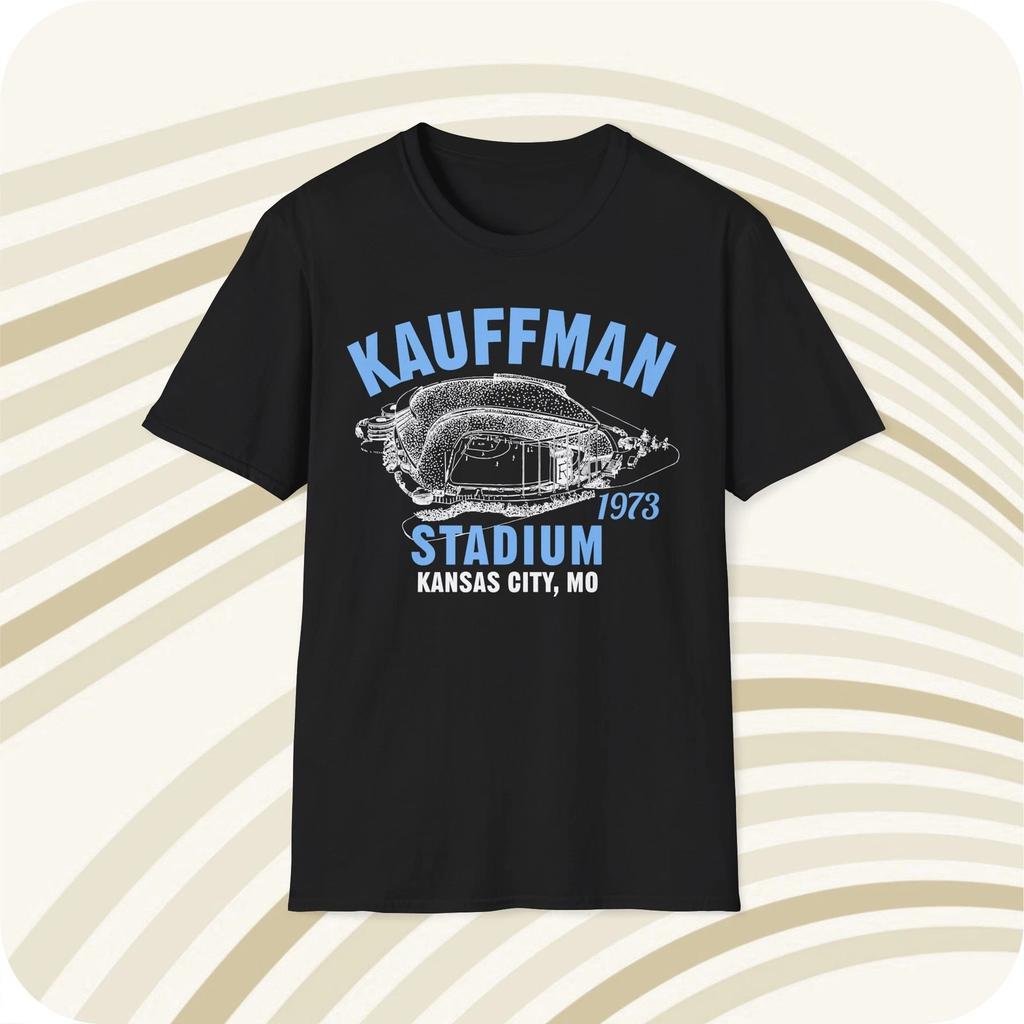 Kaufmann Stadium 1973 Classic Cut Baseball T shirt - Kansas City Royals