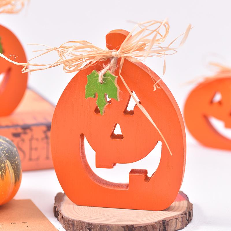 Halloween Decorations, Ghost Festival, Creative New Styles, Halloween, Wooden, Pumpkin Ornaments, Ghost Festival Decorations, Holiday Dressing Supplie