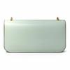 Tory Burch Eleanor Metal Logo Magnetic Closure Rectangular Handbag Women Shoulder Bag Mint-Green 162767-400