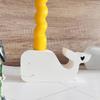 Flexible Silicone Candlestick Mold for Home Decoration and Crafts 3D Whale Shaped Tealight Holder Desk Ornament Mould