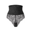 Women High Waist Tummy Control Underwear Lace Panties Female Pants Solid Color Transparent Intimates Slimming Shapewear Lingerie