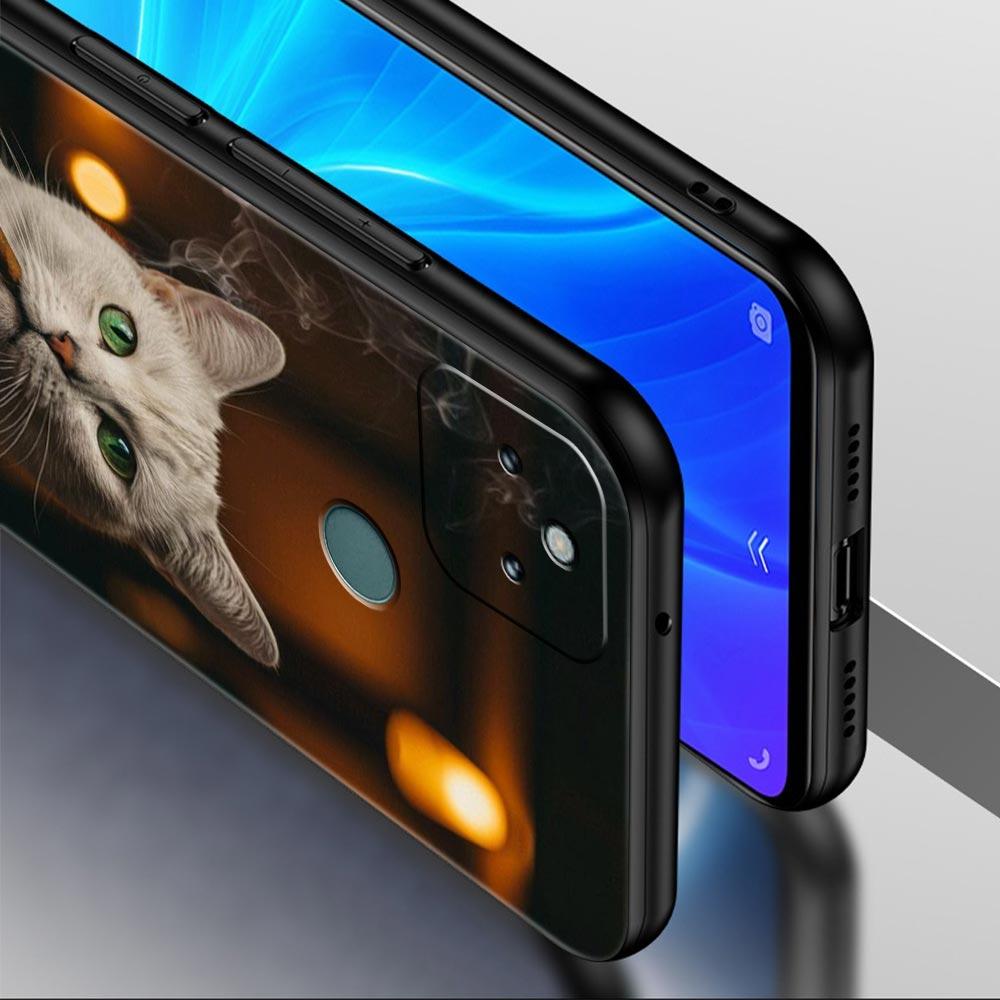 Fashion Kitten Smoking Pattern Phone Case Cover for Google Pixel 10 9 8 7 6 9A 8A 7A 6A Pro Shockproof Soft TPU 10 Pro XL Shell