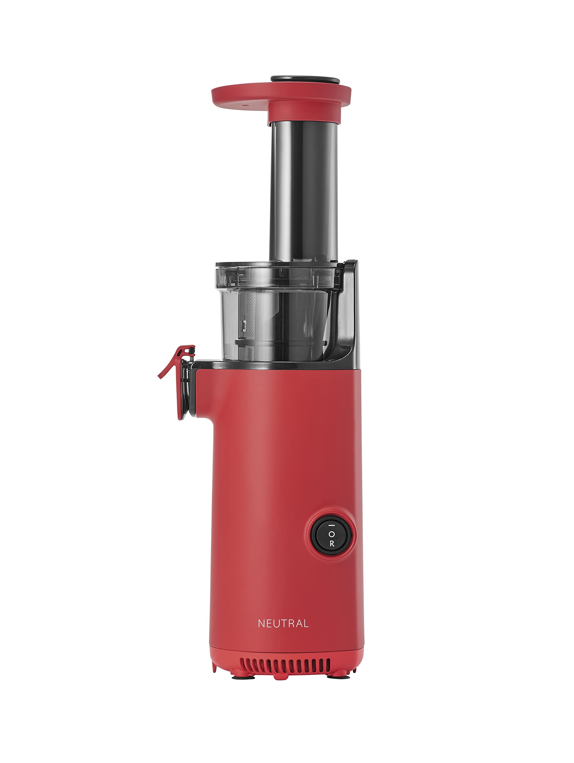 

NEUTRAL Mini Slow Squeezed Waste Small Low Speed Resistant to Fresh Red Juicer, Separation, Juicer, Rotation, Oxidation, Juice, NR-K-BD4-RD червоний