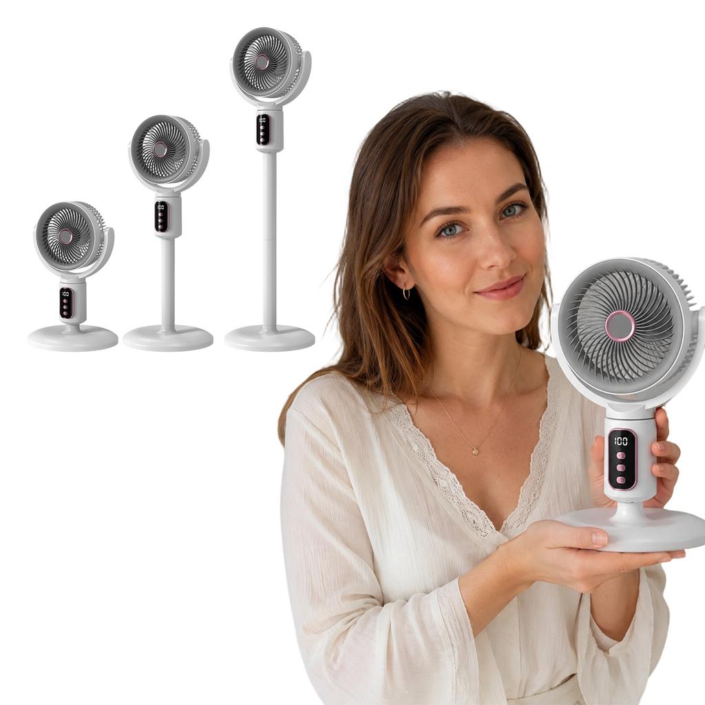 Circulation Tower Fan, Pedestal Stand Fan for Home Use
