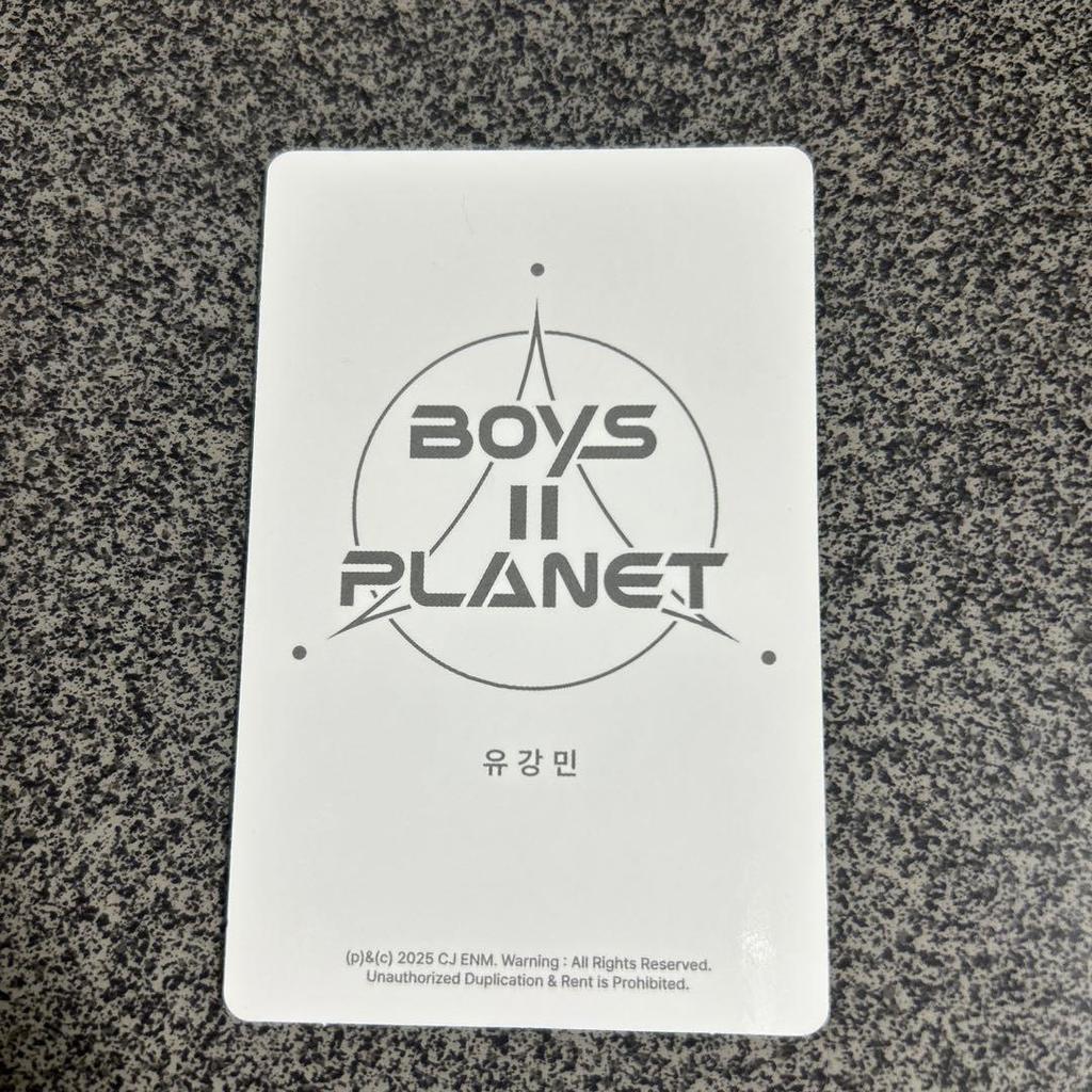 [USED] Boypla Lucky Card Sanghyun Kangmin Trading Card