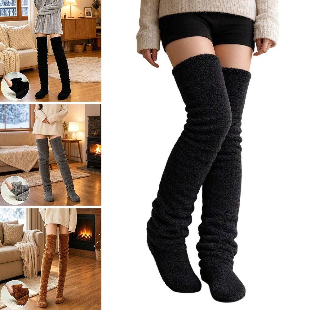Anti Slip House Socks Thick Foot Warmer Comfort Floor Socks Home Indoor Use