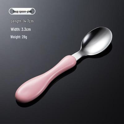 Abay 304 Stainless Steel Kids Short-Handle Spoons