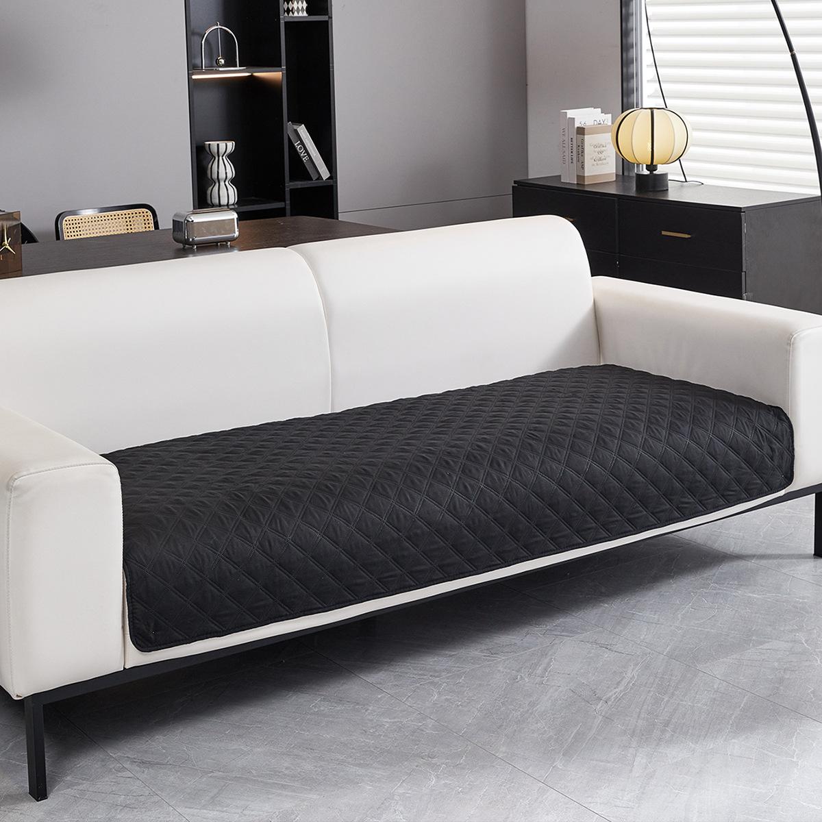 Polished plaid waterproof sofa cushion, anti-cat scratch and non-slip pet sofa seat cushion, Europe and America 77*178cm