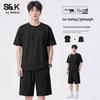 Baleno Men's S&K Series Summer Casual T-shirt & Shorts Set