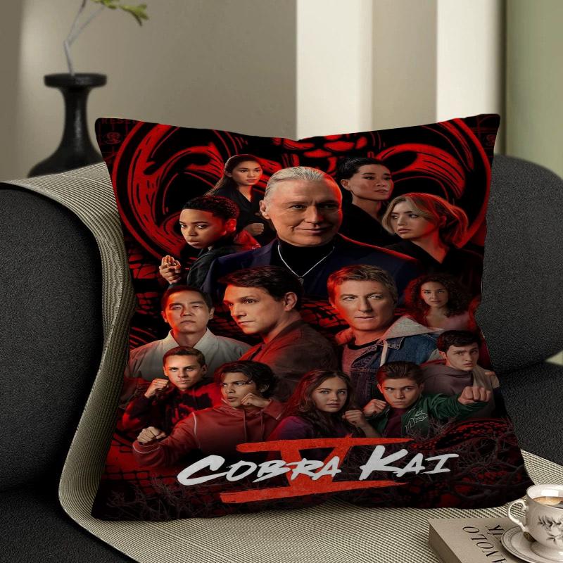 Action Tv C-Cobra K-Kai Cushion Cover Car Throw Pillow Case For Sofa Car Christmas Gift 40X40Cm 45X45Cm