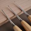 Wooden Handle Leather Stitching Tool Waxed Thread Sewing Awl DIY Leather Sewing Kit  Sewing