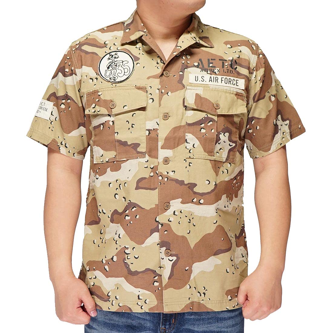 

Трафаретна нашивка Мілітарі сорочка PATCHED MILITARY SHIRT M 853 [AVIREX] /ТРАФАРЕТ Чоловіча ХАКІ/КАМУФЛЯЖ