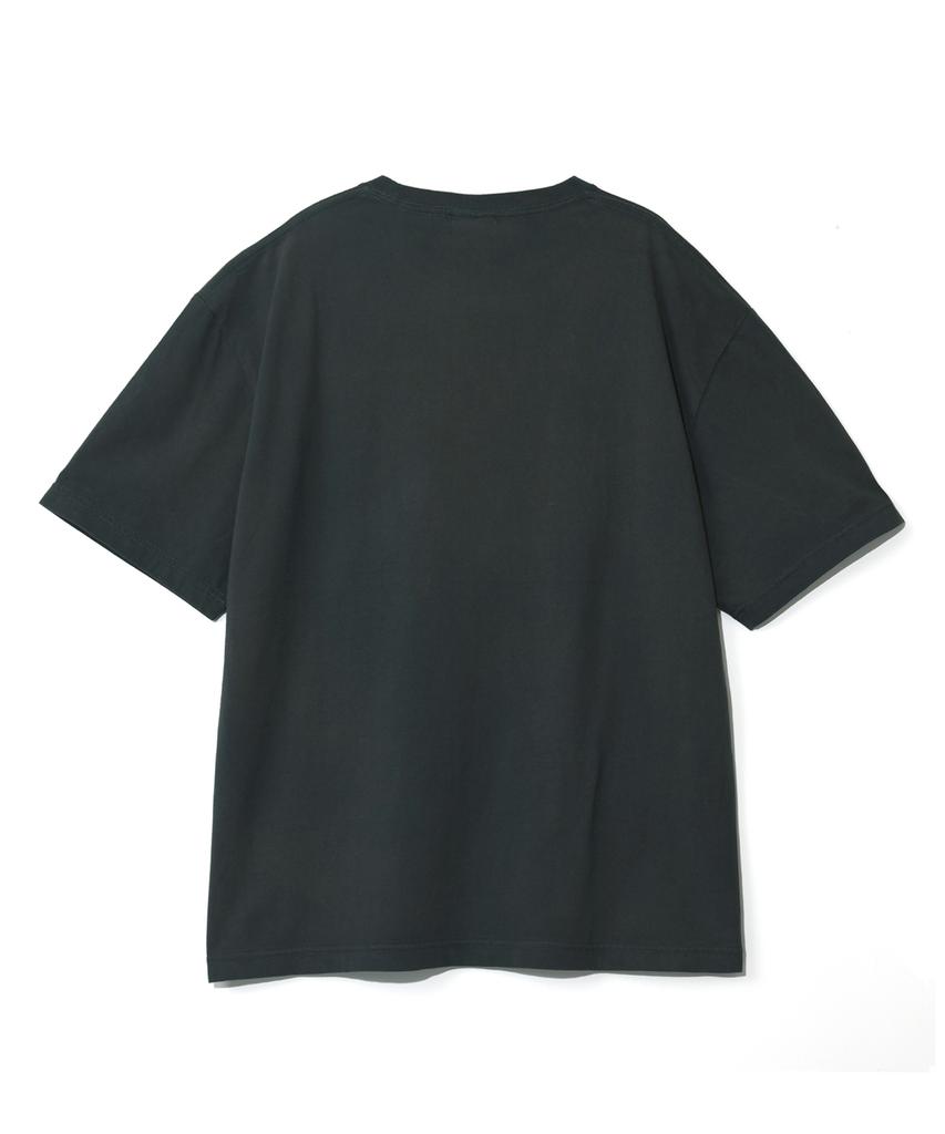 PHYSICAL DEPARTMENT Rose Spray Short Sleeve T-Shirt_Charcoal