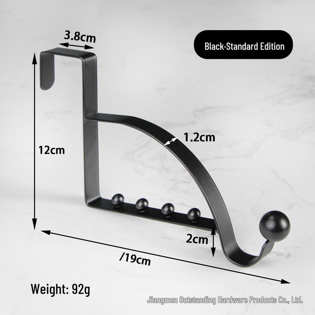 Creative Non-Slip Over-the-Door Hook Coat Rack Without Drilling