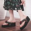 Thick Shoes for Women Designer Luxury Original Woman Flip Flops Slippers High Quality Waterproof Sandals Vip Low Price 39 Slides