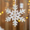 Transparent Artificial Snowflake Decoration Xmas Tree Hanging Pendant  Merry Christmas Decoration