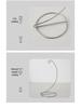 Modern Minimalist Hanging Glass Sphere with Iron Stand for Plants