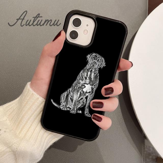 

Чехол для телефона с собакой кане-корсо для iPhone 11, 12, 13, 14 Pro Max mini X XR XS SE 2020 5 6S 7 8 Plus Samsung Galaxy S21 S22, чехол iPhone 5 5s SE