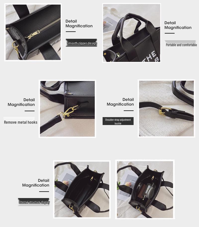 Small Women's Fashion Tote: European & American Trend Shoulder Crossbody Bag