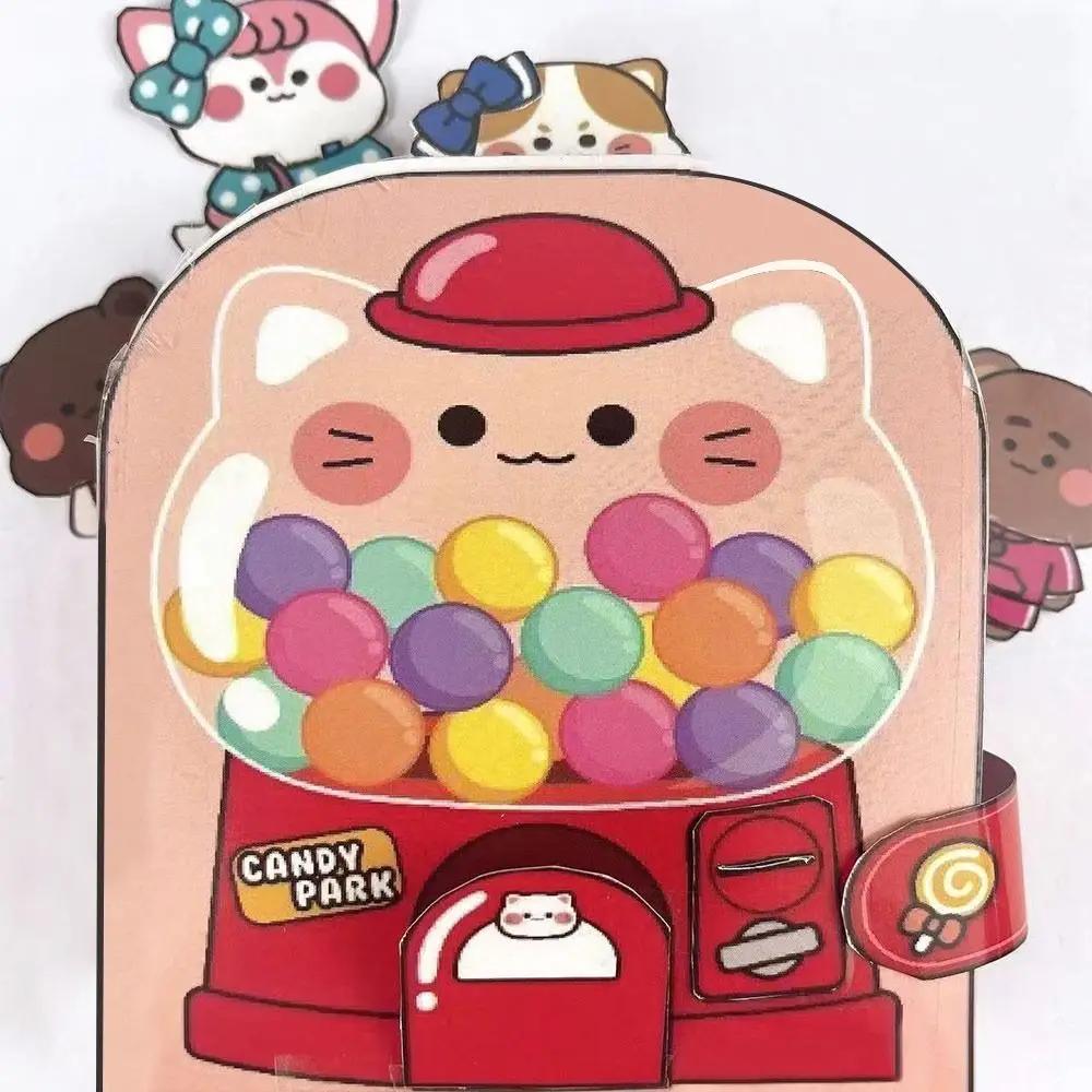 Waffle Paper Quiet Book Vibrant Multi-Colored Bread Cartoon Busy Book Fried Chicken Convenience Store Snack Bar Sticker Game