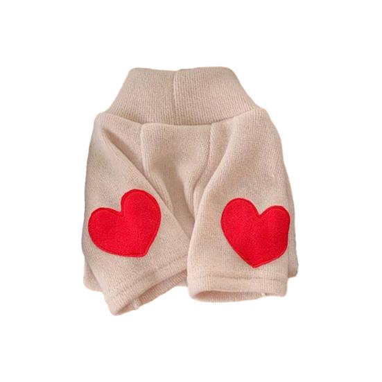 

Yousheng пуловер для домашних животных, модная рубашка с узором «любовь», рубашка для собак, удобная теплая двуногая одежда для кошек, товары для домашних животных S хаки