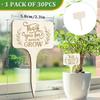 20Pcs Plant Label Plant Label T-Shaped Garden Marker Name Plate Outdoor Plant Vegetable Seedling Waterproof Handwritten