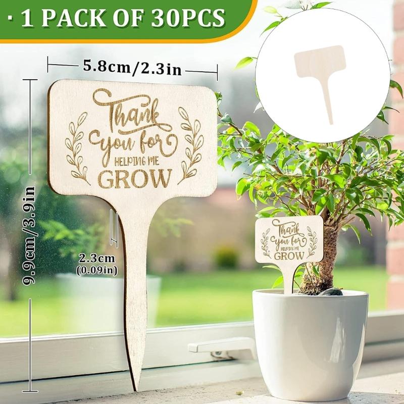 20Pcs Plant Label Plant Label T-Shaped Garden Marker Name Plate Outdoor Plant Vegetable Seedling Waterproof Handwritten