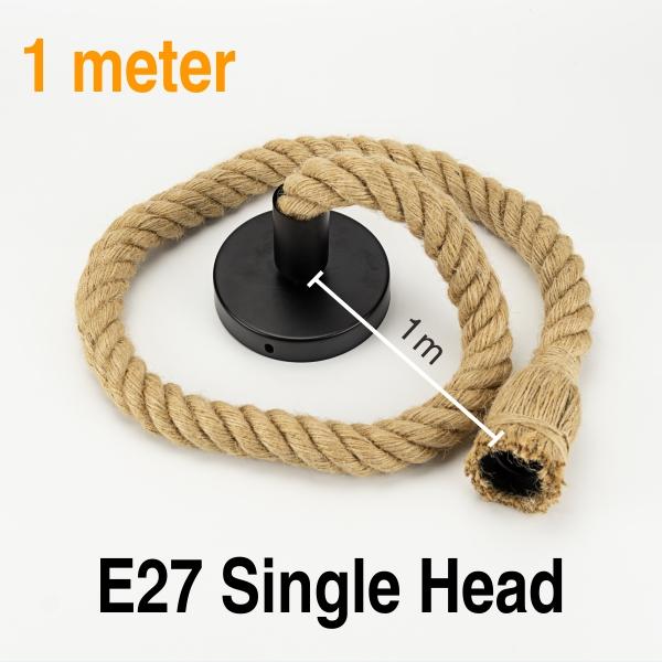 

Подвесные светильники MARPOU для чердака, пеньковая веревка, промышленный декор, E27, внутреннее освещение для гостиной в мансарде, AC85V-265V, держатель лампы, подвесной