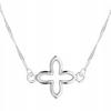 Silver Necklace With Religious Cross Cross Religion Silver 925