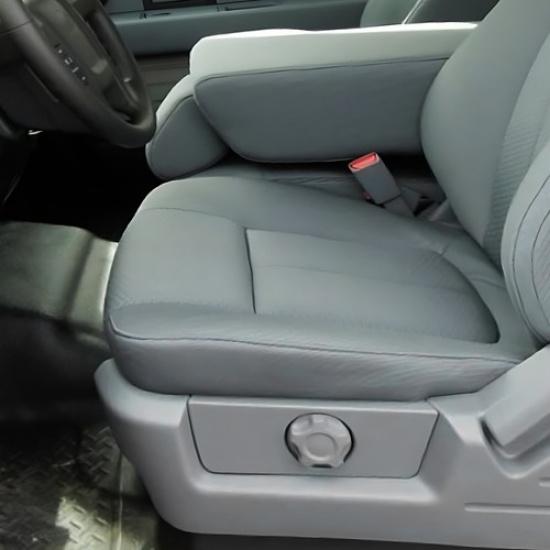 Gray Seat Trim Cover Panel Front Driver For 2011 12 2013-2014 Ford F-150 F150 EK