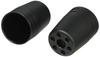 POSH FAITH M6 Ultra Heavy Handlebar End Outer Matte Covers, Black, 2-Pack, 031679-26