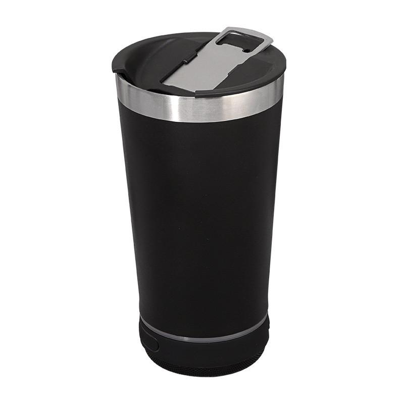 Bluetooth-Lautsprecher 16oz Edelstahl-Isolierbecher mit Vakuum für Outdoor-Reisen und als Geschenk
