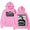 Felpa con Stampa Double Sided Rapper Eminem Uomo Donna Hip Hop Vintage Oversize Felpe con Cappuccio Tendenza Moda Felpe con Cappuccio Streetwear