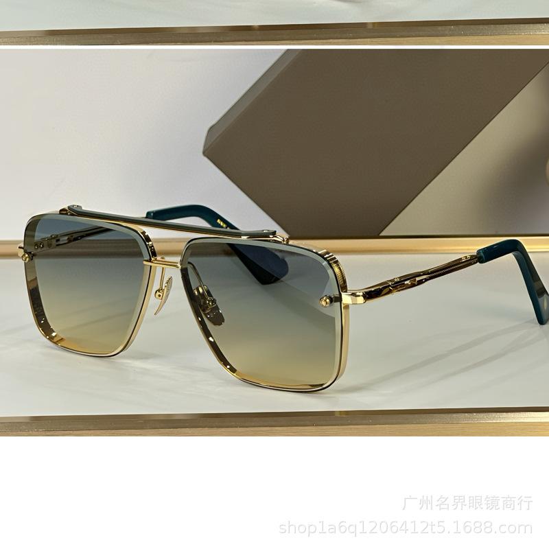 ANDITAGG sunglasses trendy men trimmed lenses UV protection sunglasses heavy industry glasses fashion mach six