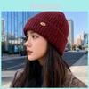 Acryl-Strickmütze Für Männer Frauen Herbst Winter Gemütlich Kaltes Wetter Kopfbedeckung