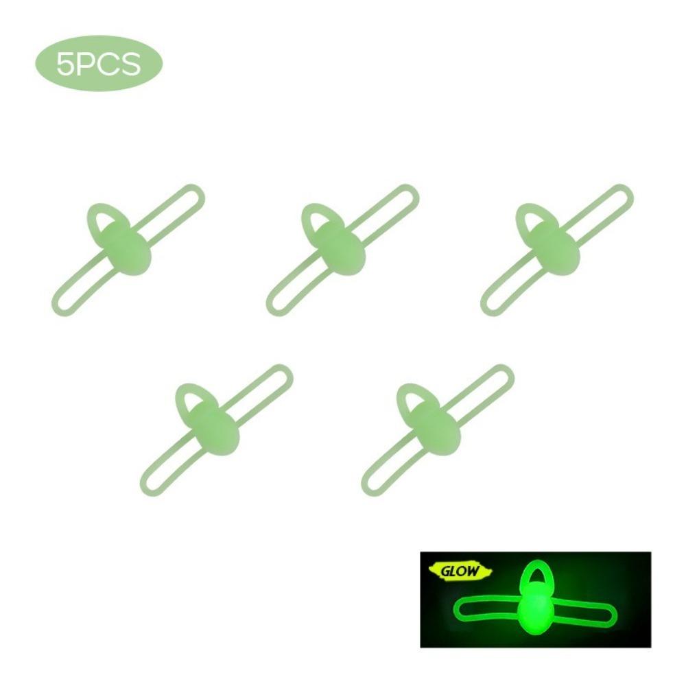5pcs High Quality Silicone Hook Secure Holder Secure Keep Rubber Rings Safe Hanger Jig Fishing Gear Fishing Rod