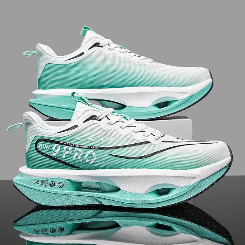 

Summer Men S Running Shoes New Professional Carbon Plate Sports Training Shoes Outdoor Non-Slip Shock-Absorbing Tennis Shoes 36