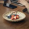 1PC 8-inch Ceramic Plates Vintage Round Cake Dessert Plate Exquisite Ceramic Fruit Salad Plate Kitchen Tableware Supplies