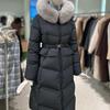 Fox Fur Belted Long Down Puffer Jacket L254PSG049