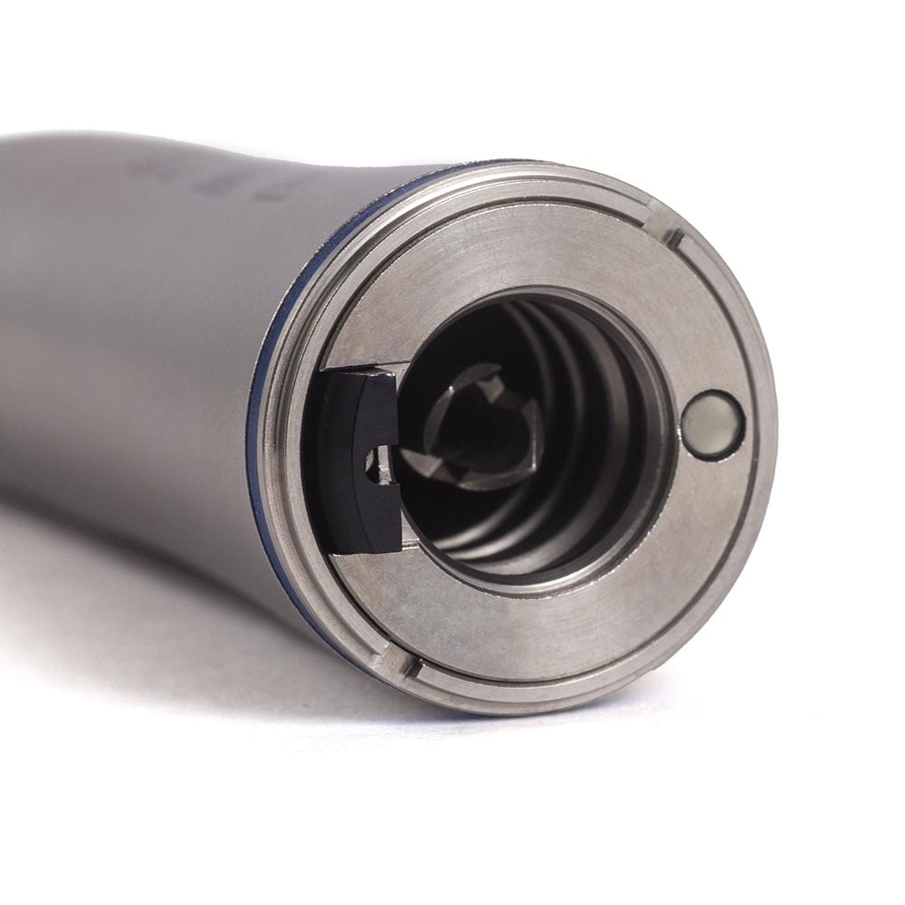 Dental Fiber Optical LED Contra Angle Low Speed Handpiece 1:1 Blue Ring Air Turbine Fit for Electric Micromotor