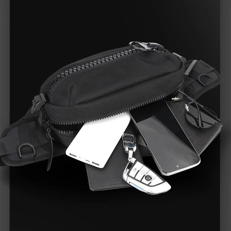 Outdoor Multi-Purpose Men's Waist Bag Korean Fashion Casual Chest Pack Crossbody Shoulder Bag for Travel Hiking Daily