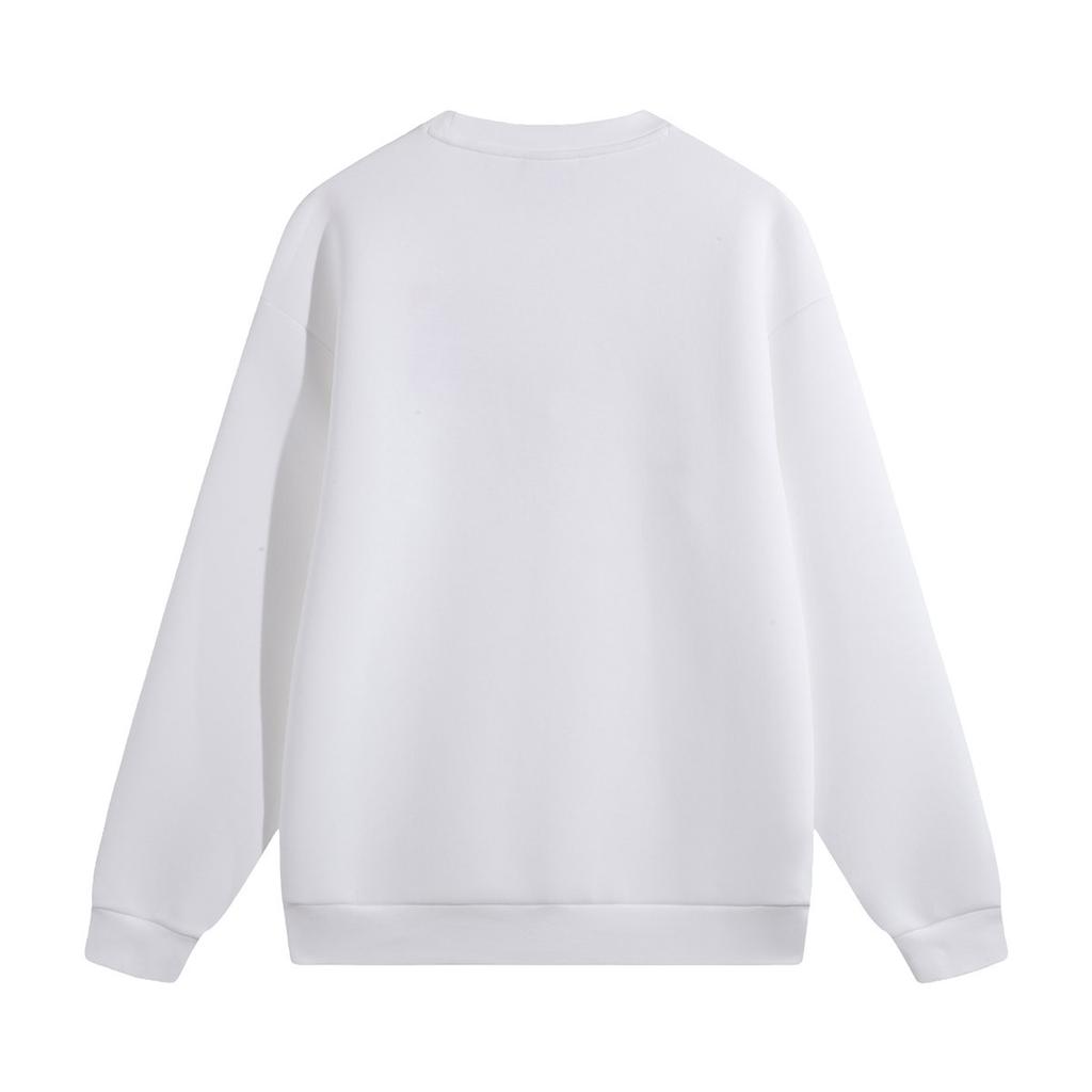 Li Ning Letter Logo Print Crew Neck Pullover Long Sleeve Soft Comfortable Sweatshirt Set Men sweatshirt set AWDVH35-8+AKLUE31-1