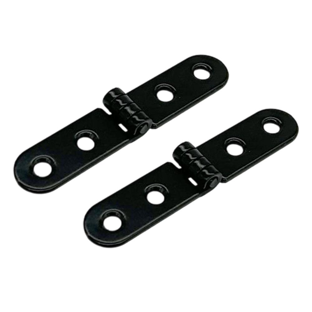 2/10pcs Rounded Corner Hinges 180-degree Folding Hinges For Household Folding Table Desk Cabinets Easy Installation
