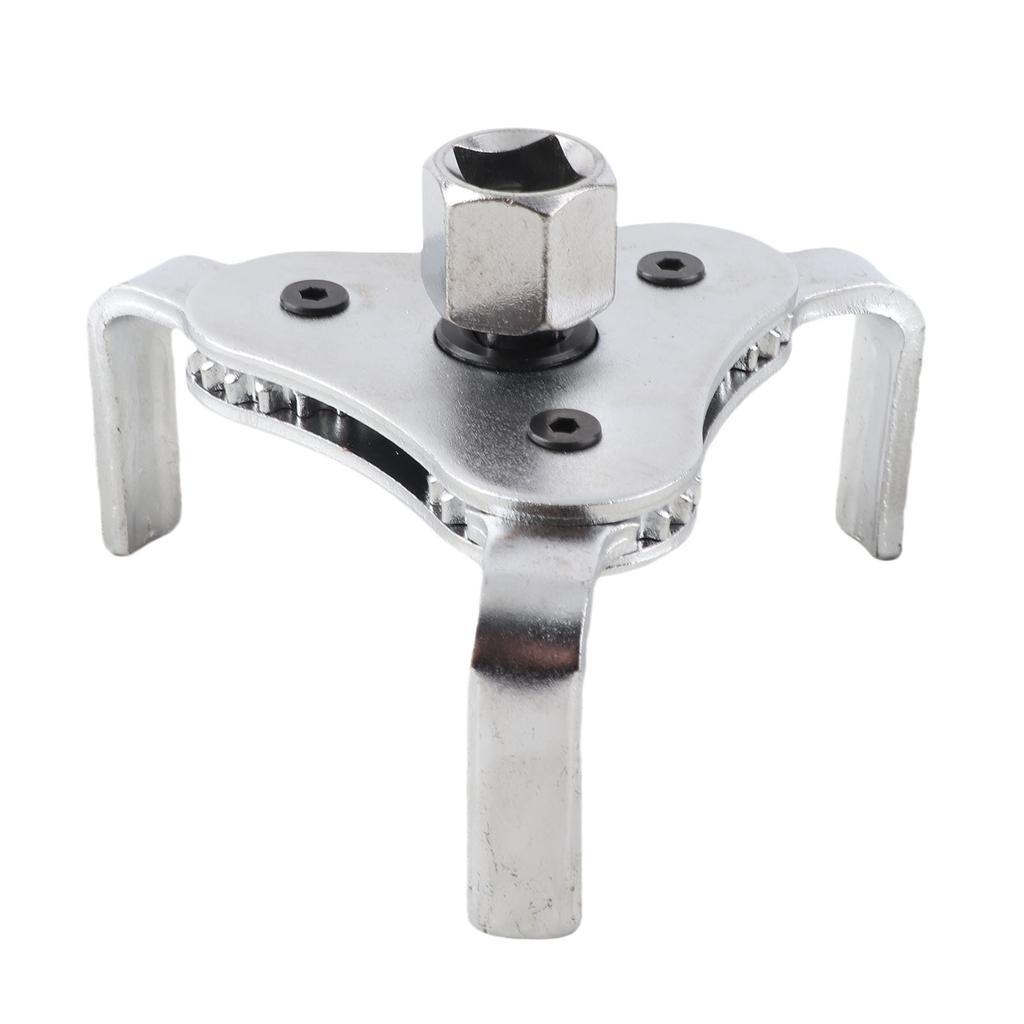 Car Truck Adjustable Two Way Oil Filter Key Wrench Tool with 3 Jaw Repair Removal Tool